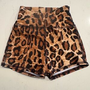 Tiger Friday Hot Cross Cheetah Print Youth Shorts